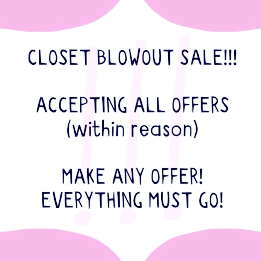 Your Offers are Welcome!